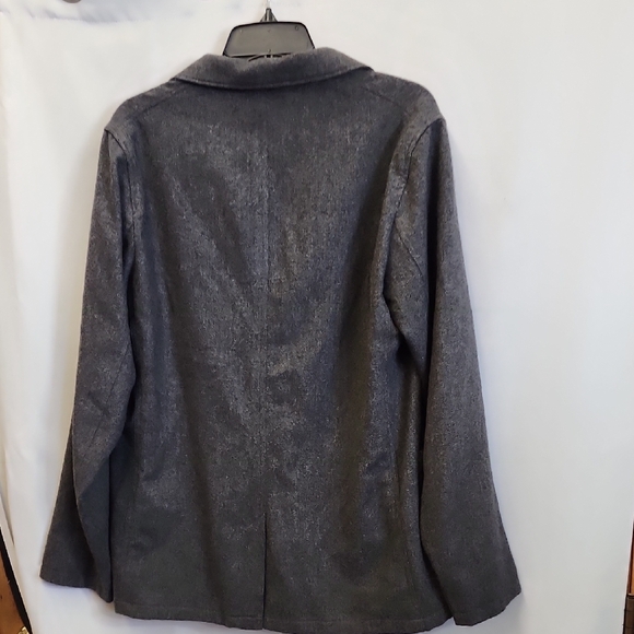 (0407) Hartford Gray Blazer with Relaxed Fit and Notched Lapels - Picture 9 of 9